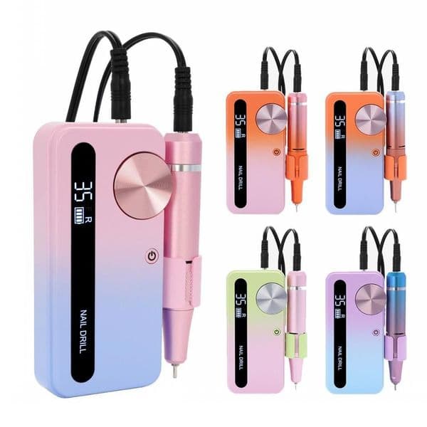 Portable Rechargeable Professional Nail Drill Grinder 35000 Revolutions Wholesale Cross-Border Nail Care Tool 009