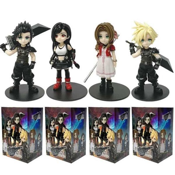 2026 New New Final Fantasy VII Rebirth Tifa Lockhart Aerith Cloud Zack Qversion PVC Action Figures Anime Cartoon Model Toy Gift W250827 Toys Toys 002