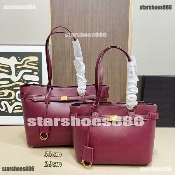 Designer Shoulder Totes Designer Womens Totes Handbag Bel Air Tote Nubuck Leather Briefcase Commuter Business Bag Purse 33/27cm