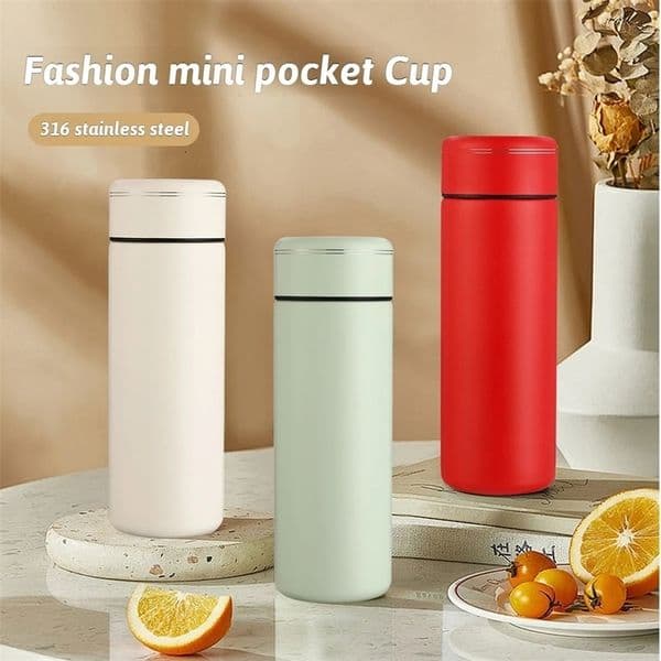 Mini Thermos Cup 200ml/300ml Pocket Cup 316 Stainless Steel Thermal Coffee Mug Vacuum Flask Insulated Water Bottle Kids Gift 251218BJ