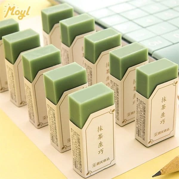 1PC Chenguang AXPN0751 Matcha Makes Perfect 4B Eraser Matcha Makes Green Like Skin Eraser Office Stationery Tools 250606BJ