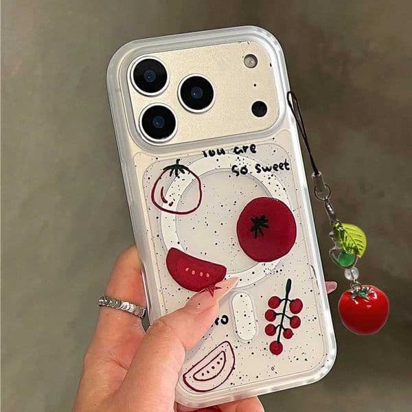 Minimalist Ins Cartoon Splashing Tato For Magnetic Phone Case For iPhone 17 Air 16 15 14 13 12 11 Pro Max Plus Cover H260421