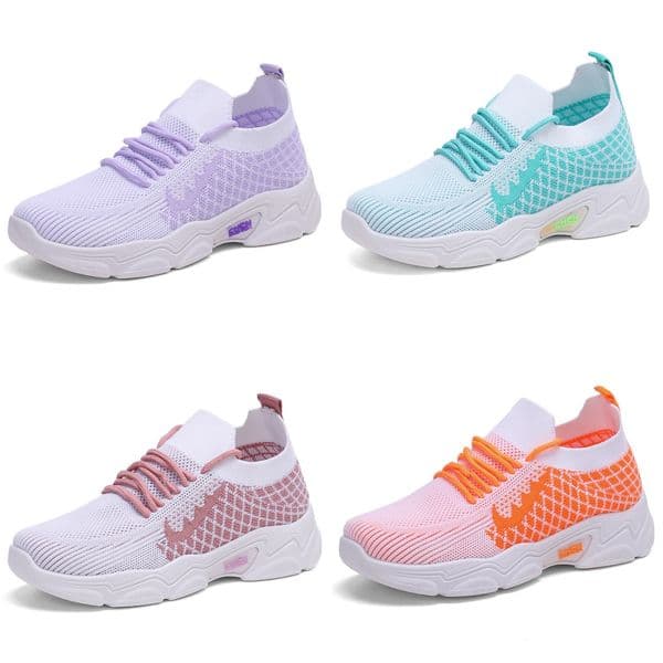 2026 Designer sports running INS trendy internet celebrity thick soled casual color block breathable sports Shoes man and woman