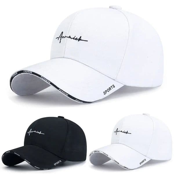 Summer Sunscreen Adjustable Sun Hats Cotton Solid Color Baseball Cap Hat Women 260414