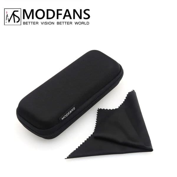 MODFANS Black Reading Glasses Case Dustproof And ScratchResistant Light Weight NonBreakable Material Easy To Carry 260420