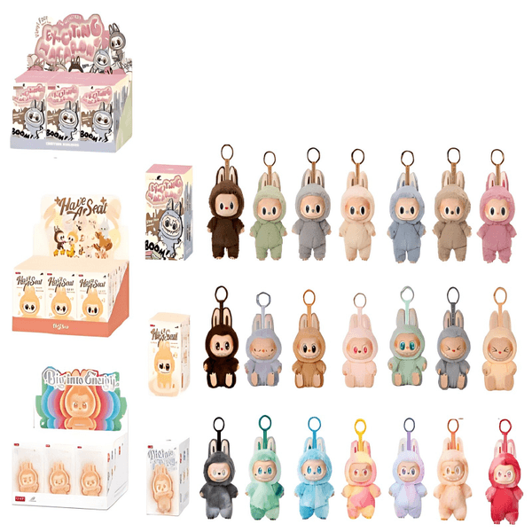 Labubu doll V40 V3 V2 V1 Collection Series Blind Box Monsters Big Into Energy Series labubu Doll Keychain Decor Gift blind bag with box