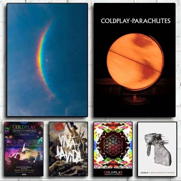 Band C-COLDPLAY Album Cover Wall Art. HD Canvas Print Poster, Suitable for, Home, Living Room Decoration Painting 26L0421