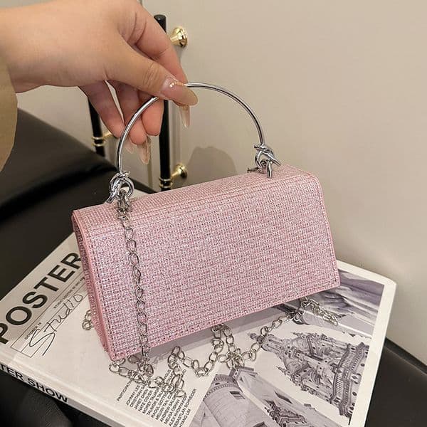 Bestseller New Cross-Border Full Diamond Shiny Handbag For Birthday, Wedding, Banquet, Evening Shoulder Crossbody Bag, Handheld Bag Ddmytues