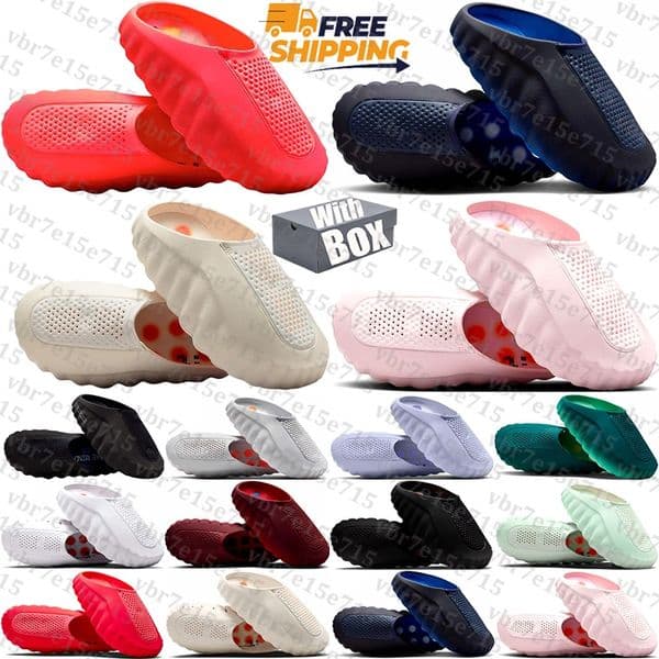 Free Shipping With Box Designer Mind 001 mind001 slides mule Fragment sandals clogs heels slippers d h gate sliders mules shoes Team Red mens womens sandles top