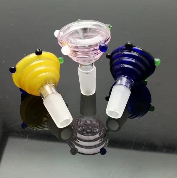 Smoking Pipes Aeecssories Glass Hookahs Bongs new Colorful spiral bubble head