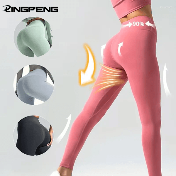 Active Pants S-XL High Waist Naked Feeling Leggings WomenFitness Running Yoga Eggings EnergyGym Tight Casual Workout
