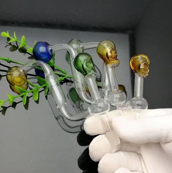 Skull bone filter Glass bongs Oil Burner Glass Water Pipe Oil Rigs Smoking Rigs