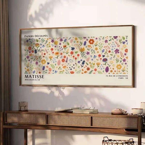 Henri Print, Aesthetic Poster for Modern Gallery Exhibition Minimalist Wall Art, Matisse Cut Outs Gift Idea 26L0421