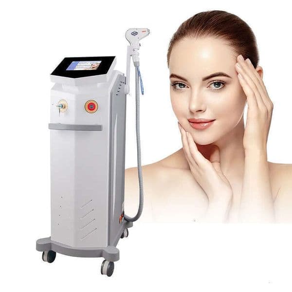 Ace Professional Hair Tattoo Removal Machine Ice Cooling Permanent Painless 808Nm Diode Laser Hair Removal Skin Rejuvenation Machin