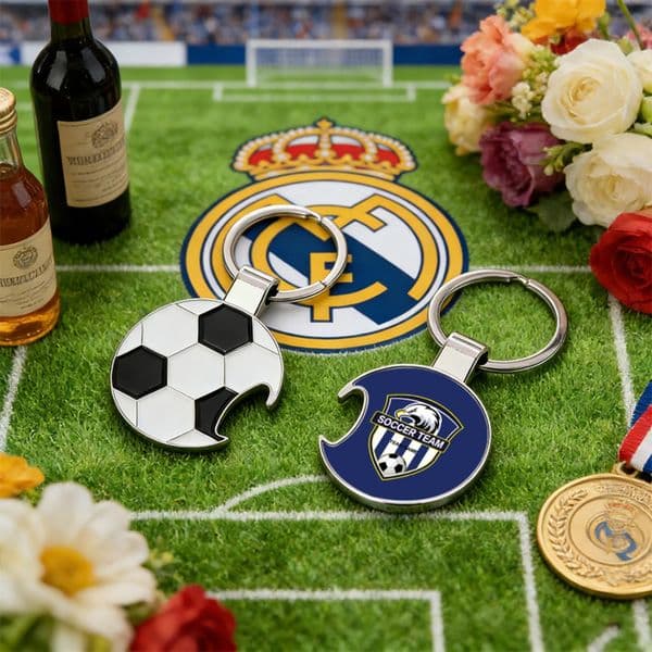 Hot Selling World Cup Keychain Soccer Jersey Whistle Pendant Heat Transfer Printing Football Fan Accessories Small Gift for Supporters