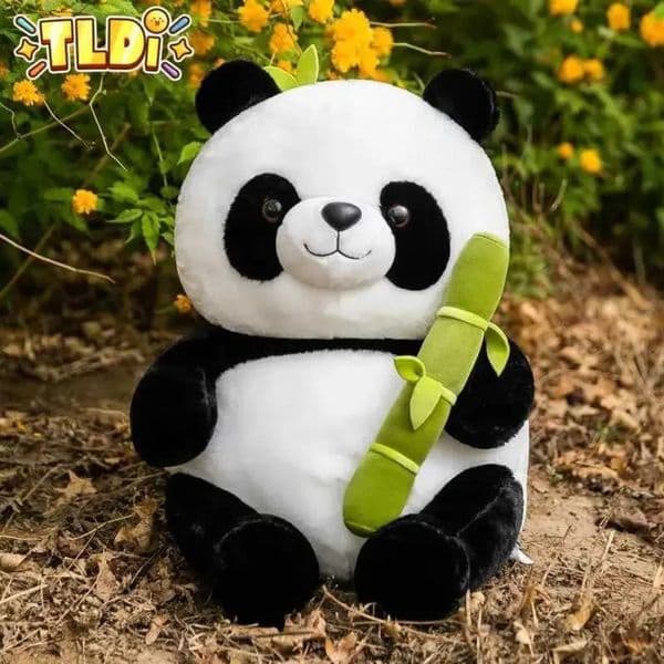 Game And Toy Game And Stuff Animal Toy Panda stuff animal Bamboo Plush Stuffed Doll Soft Animals Children Pillow Cartoon Kawaii Dolls Girls Kids Lover Gifts H
