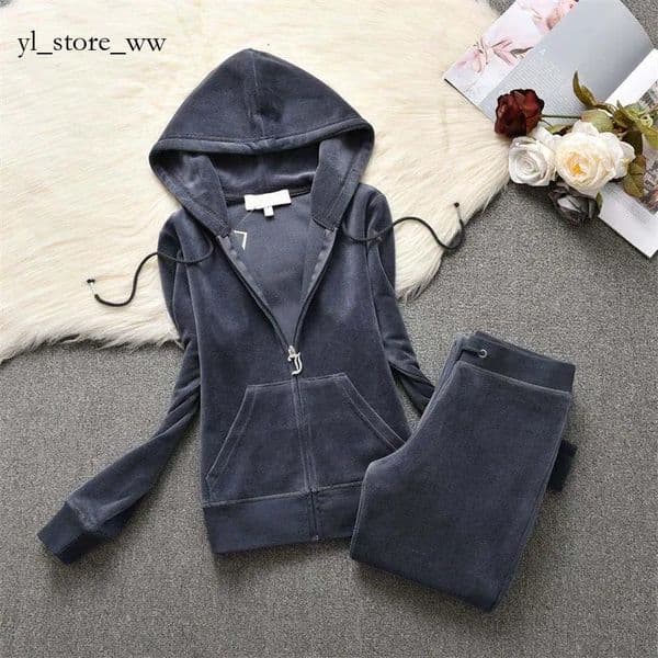 Juicy hoodie Luxury Sportswear Suit Embroidery Rhinestone juicymen Hoodie Womens Tracksuit High End Fashion juicyshirt hoodie Piece Outfits Tracksuit 992