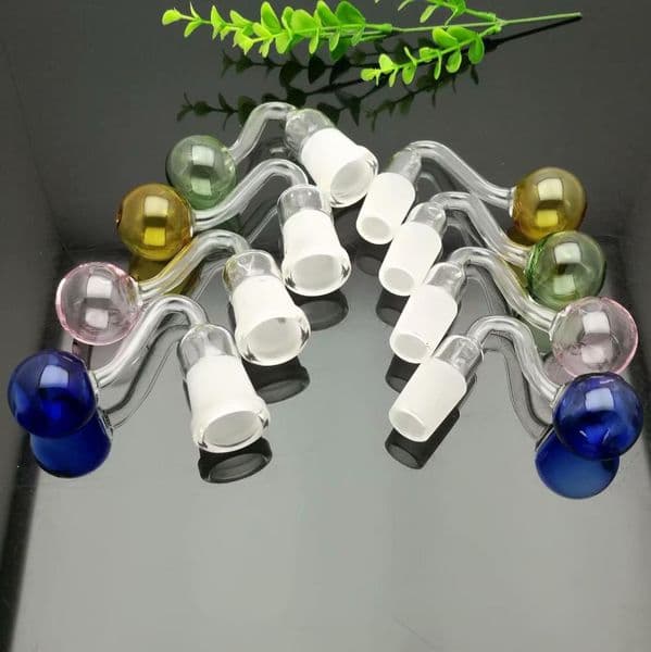Glass Pipes Smoking Hand-blown Beautifully Handcrafted Smoking Pipe Ultrasound big bubble glass S cooking pot