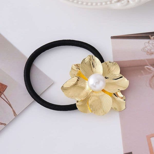 and minimalist floral bands with bows, metal ties, simple elastic hair ropes, jewelry manufacturer wholesale