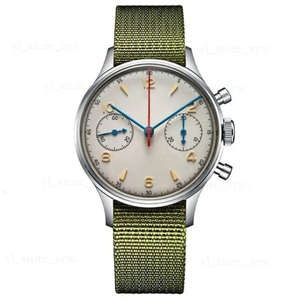 SEAGULLlys watch Wristwatches Pilot Movement 1963 Chronograph 38Mm Mens Quart Watch 40Mm Wrist Clock Waterproof Montre Homme designer luxury SEAGULLitywatch bd7