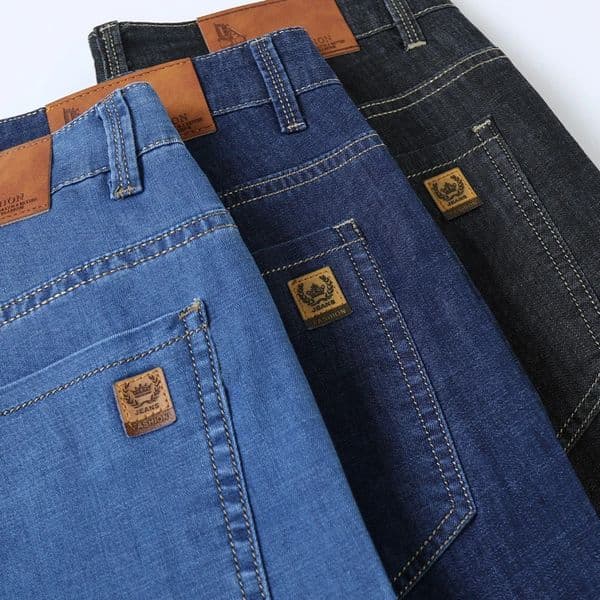 Summer Lyocell Mens Jeans Breathable Thin Casual Straight Stretch Business Work Denim Trousers Classic Fashion Clothing 260413