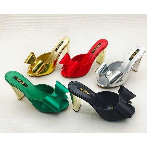 2025 Hot Selling New Style of Open Toed Fashionable Shoes with Bow Ties High Heels High-end Feel Slippers Platform Shoes J260421