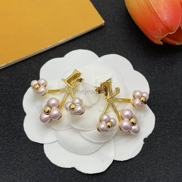 designer earrings Womens Fashion Charm ladies square pendant Luxury Jewelry birthday gift lousi Louise lvness lvs earring