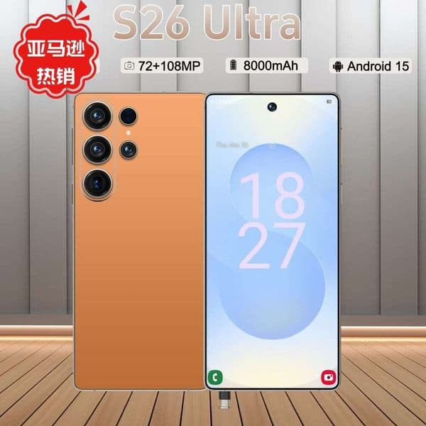 Smartphone 5G S26 Ultra - Android phone global version with high-definition large screen and built-in pen