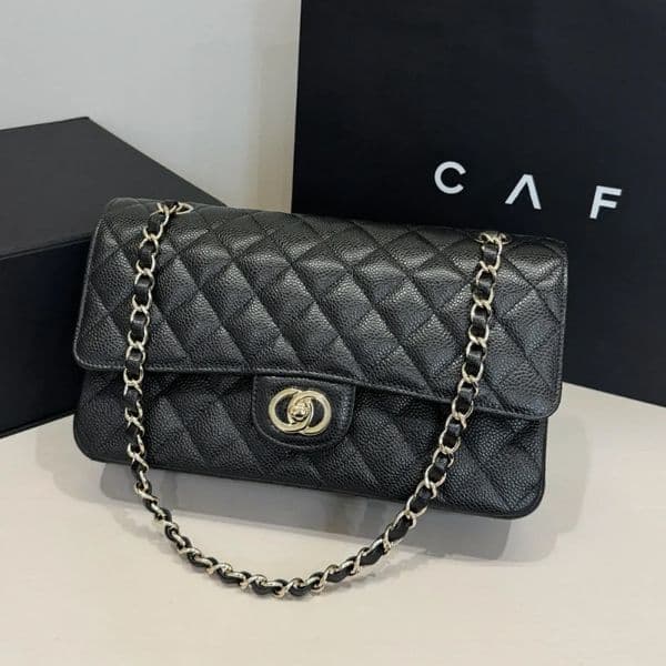 Luxury Designer Bag Chain Shoulder Bag Women'S Simple Metal Letter Handbag Leather Rhomb Underarm Bag Designer Casual Daily Tote Bag