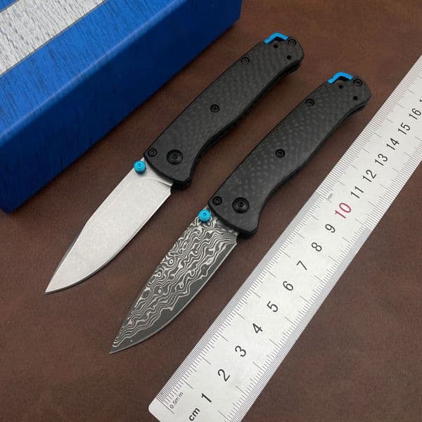 BM 533/535 Folding Knife S90V Blade Carbon Fiber Handles Sharp Field Hunting Knife Survival Tactical Tool with Pocket Clip