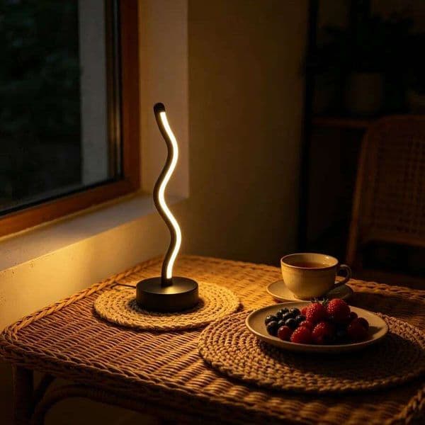 1PC minimalist light luxury desk lamp, USB power supply - three-tone light, suitable for bedroom study living room