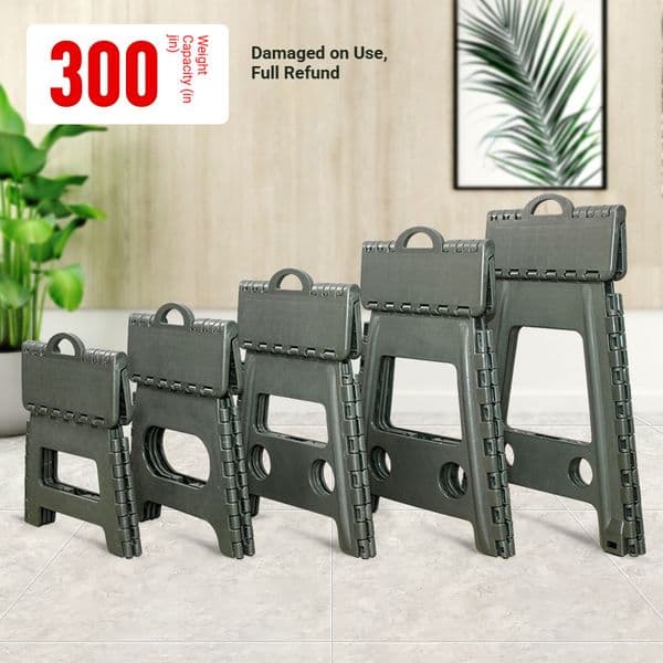 Household smooth plastic folding outdoor portable hand-held stool, thickened small bench for children and adults, customizable