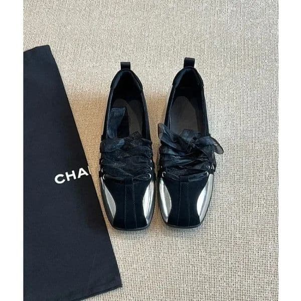 Selling Ballet Flat Shoes Womens Spring Autumn Style Low Heel Microfiber Upgraded EVA Insole Rubber Bottom Trendy 260422
