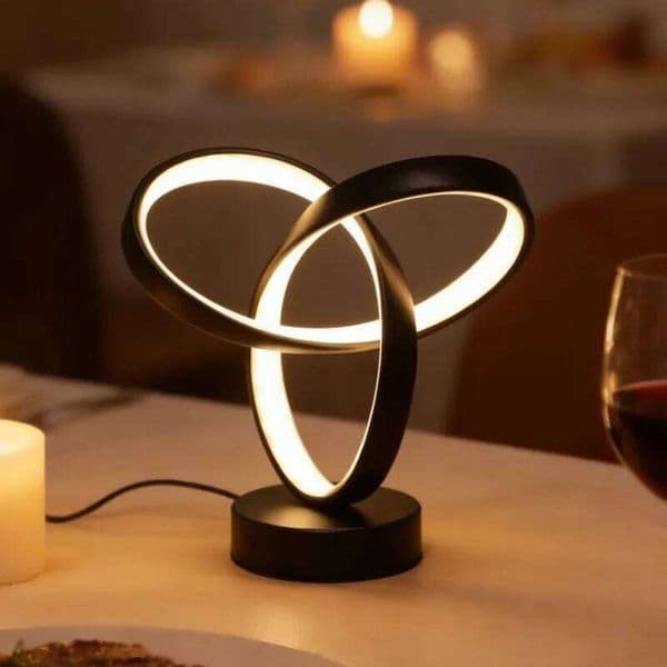 Desk Modern Night Light Tri Color Infinite Dimming USB Creative Spiral Lamp Bedroom Living Room Bedside Table Decor