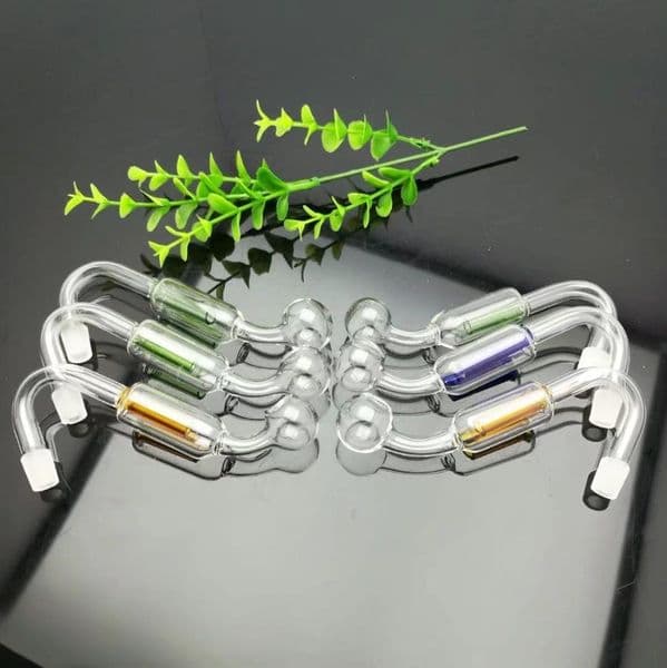 2024 Glass Pipes Smoking Manufacture Hand-blown hookah Double layer filtering boiler