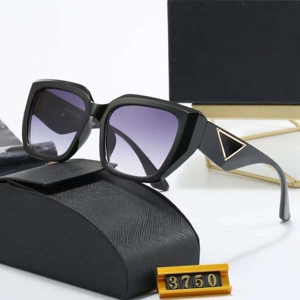 New Cross-Border P Brand Casual UV Protection Women Oval Large Frame Glasses Hot-Selling Sunglasses for Men Luxury