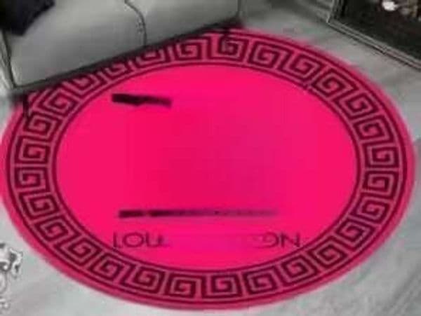 Designer Round Living Room Carpet 2025 New Model Bedroom Bedside Sofa Wipeable No-maintenance Coffee Table Rug