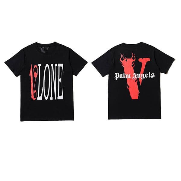 vlove tshirt Fashion Designer Mens Clothing Vlonely Tshirts Breathable Tee Shirt Graphic Short Sleeve Crew Neck Trendy Shirts Harajuku Cotton Printed V tshirt 132