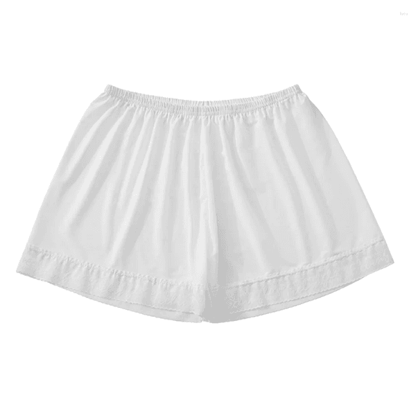 Women's Panties Fashion Ice Silk Lace Underwear Elastic Breathable Safety Short Pants Comfortable Soft Petticoat Underpants Women Girls