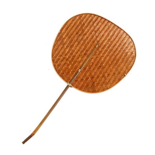Crafts Handmade Bamboo Woven Fan Classical Retro Circular Fan Creative Portable Hand Cranked Fan Gift C260422
