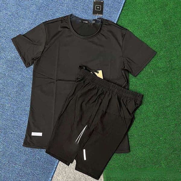 2026 New Niki Tech T-shirt Summer Designer Shorts Sports Sleeve Shorts Set Nikitrack Suit For Men Women Quick Dry Fitness Running Kids Clothes Baby Teenagers