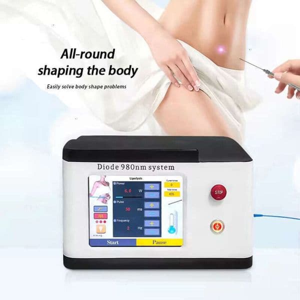 Ace Ace Ace Top Sale Portable Desktop Endolaser Machine 1470Nm 980Nm Lipolysis Fiber Optic Face Lifting For Beauty & Weight Loss