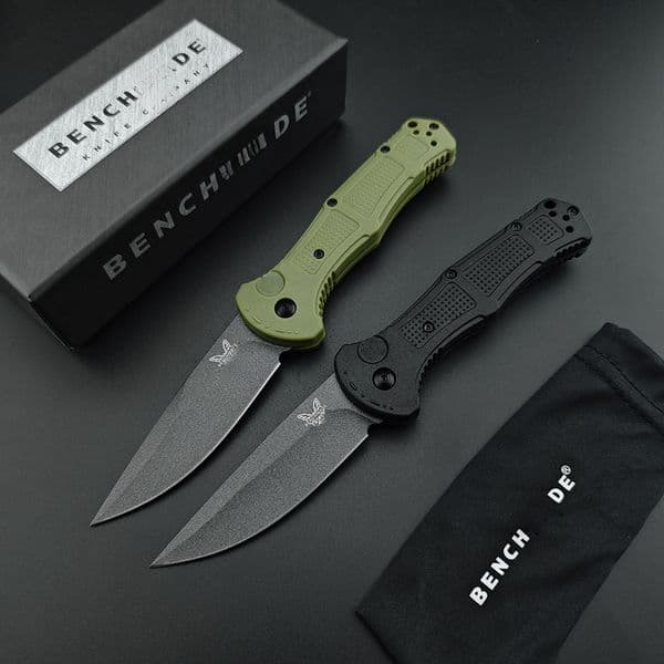 BM 9070 Folding Pocket Knife Drop folding knife Point Plain Blade Grivory Handle Hunting Camping Tactical Combat Self-defense Multitool Knives