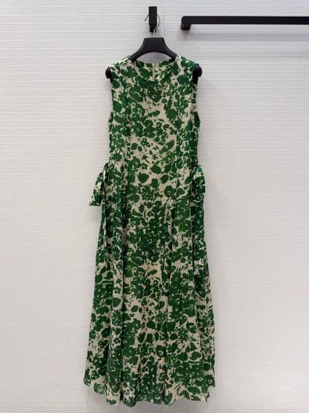 Milan Runway Dresses 2026 New Spring Summer Fashion Print Designer Dresses Brand Same Style Dresses 0423-43