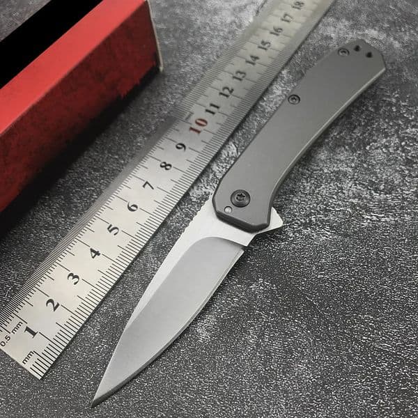3870 Folding Blade Knife Outdoor Jungle Walking Trips Fishing Wilderness Rock Climbing Blade 8Cr13Mov Steel Handle 420 Steel thumbnail 2