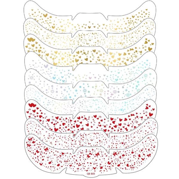 6pcs Glitter Fake Freckle Sticker for Women Waterproof Temporary Tattoo Sticker for Face Makeup Metallic Freckle for Party Decor 260423