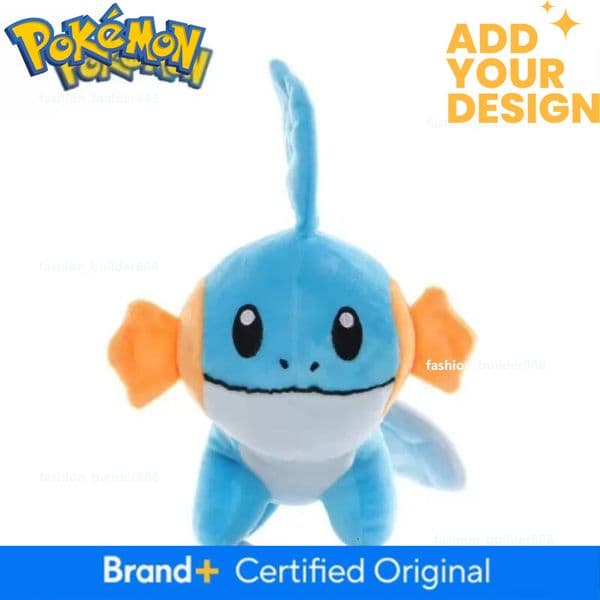 23cm Pokemon Anime Doll Blue Mudkip Plush Atuffed Animals Soft Stuffed Toys Birthday Gifts for Children Kids