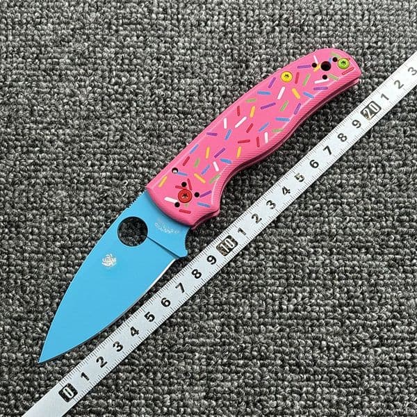 C229 Donut G10 Handle Folding folding knife Outdoor Camping Wilderness Survival High Hardness Pocket Tool Knife