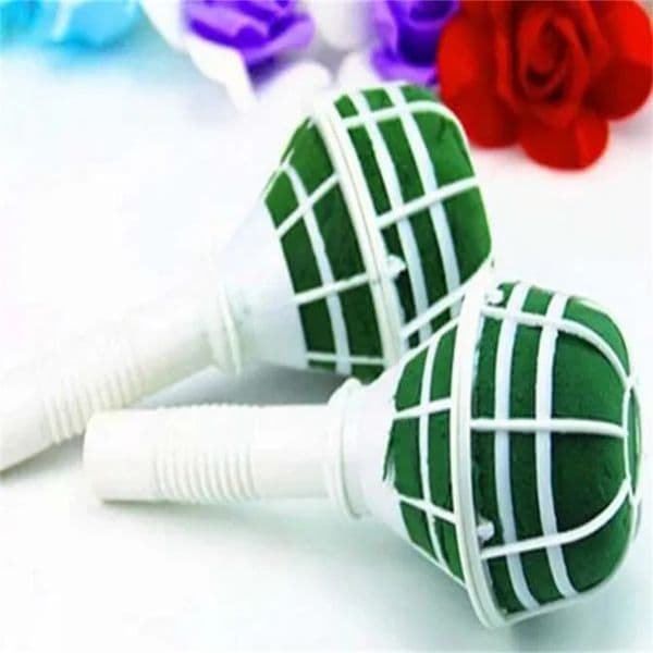 Flower Bouquet Holder Handle Bridal Floral Foam Wedding Flower Holder G404