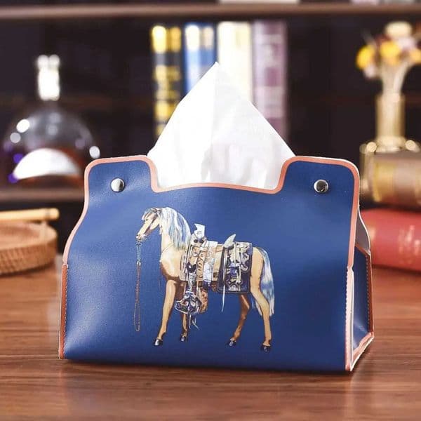Luxury Designer Decor Retro Furniture Tissue room Box PU Napkin Holder Desktop Bedroom Coffee Table Paper Drawer Leather Car Universal Organ 1 17